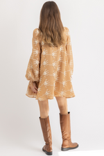 KEELY EMBROIDERED MINI DRESS