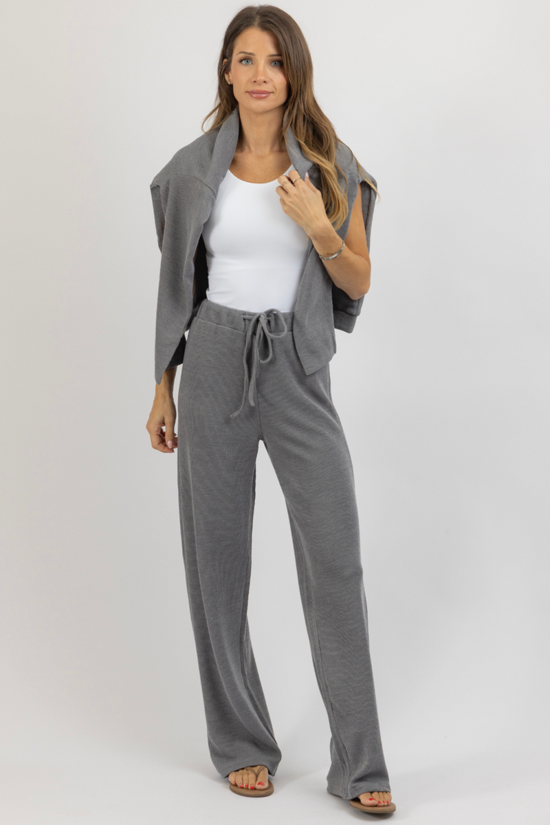 MOMENTUM GREY PANT SET