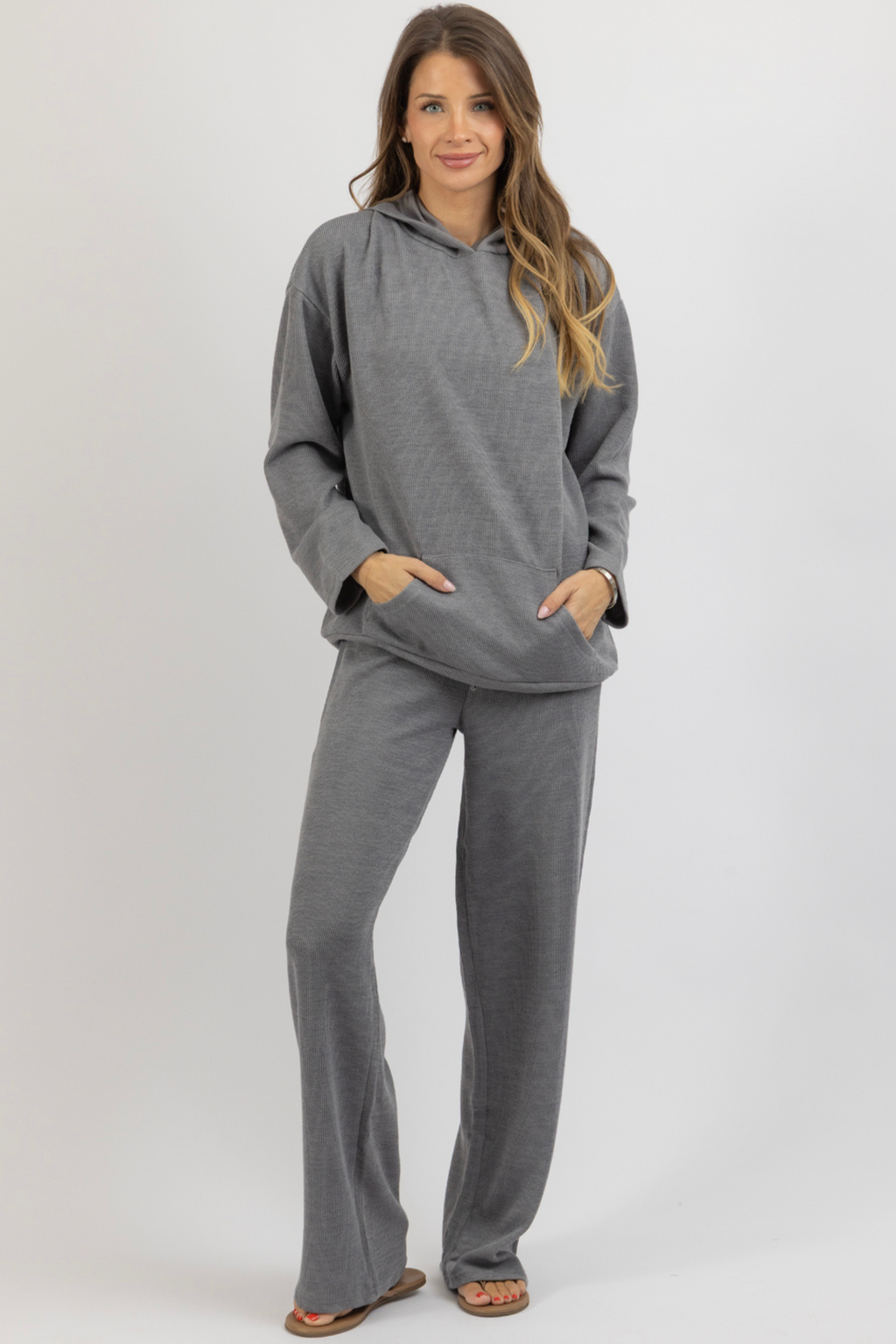 MOMENTUM GREY PANT SET