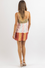 SANTO STRIPE MINI DRESS