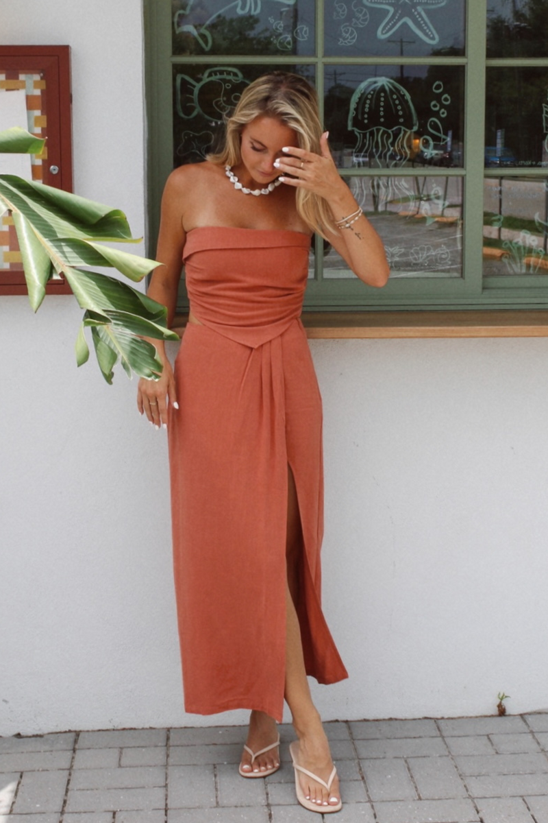 NAIA LINEN SKIRT SET *BACK IN STOCK*