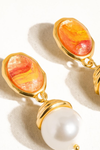 NADIA AMBER DROP EARRING