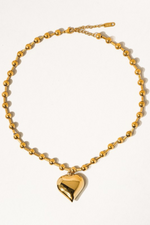 PARIS GOLD HEART NECKLACE