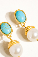 NADIA TURQUOISE DROP EARRING