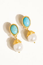 NADIA TURQUOISE DROP EARRING