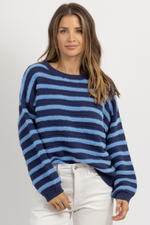 NAUTICAL BLUE KNIT SWEATER