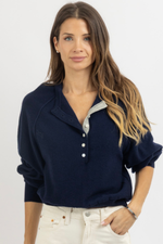 BOSTON BUTTON SWEATER