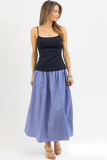 KIT PINSTRIPE MAXI DRESS