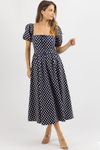 ANNIE DOTTED MAXI DRESS