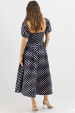 ANNIE DOTTED MAXI DRESS