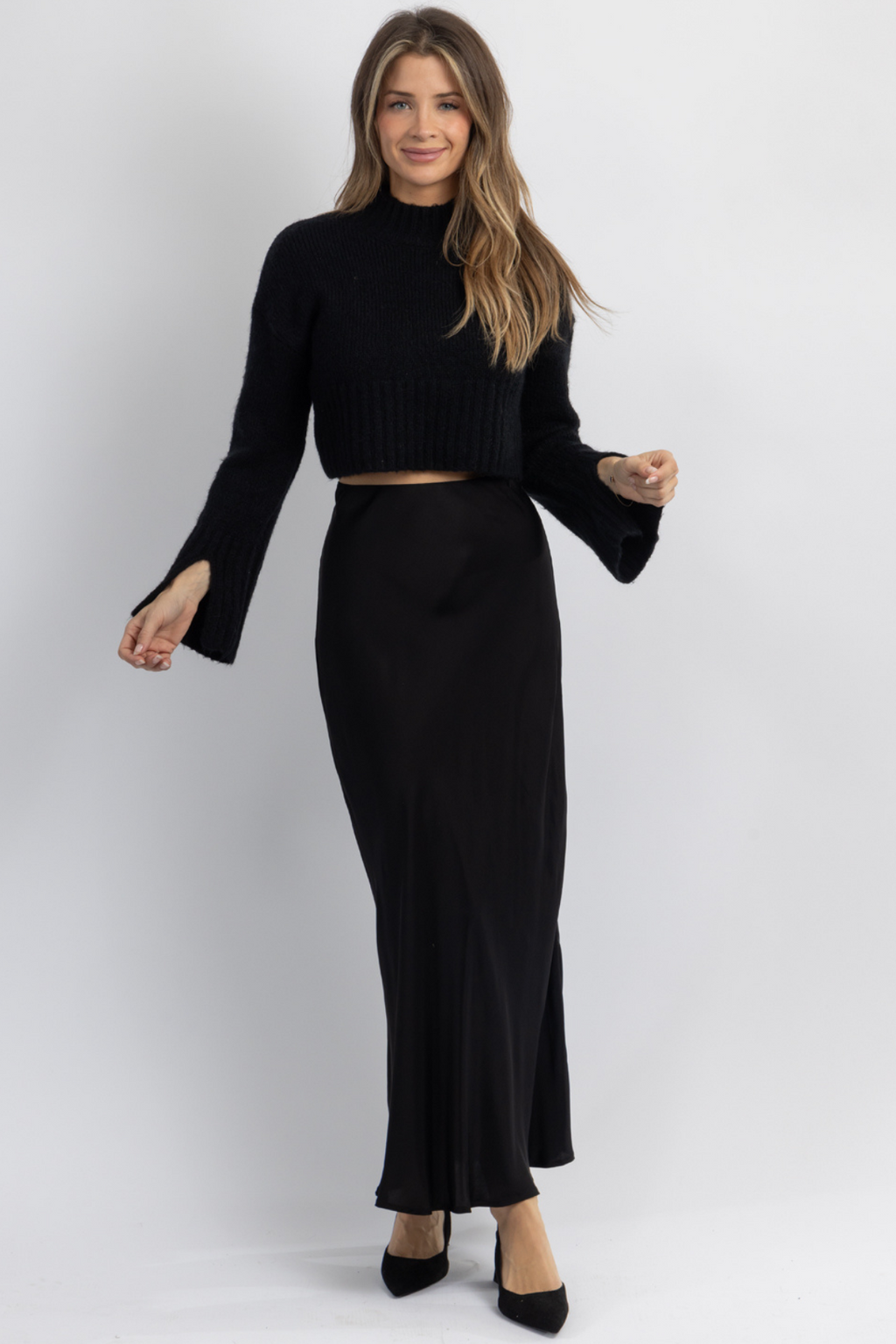 NIGHT GAZE BLACK SKIRT