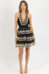 NIGHTINGALE EMBROIDERED MINI DRESS