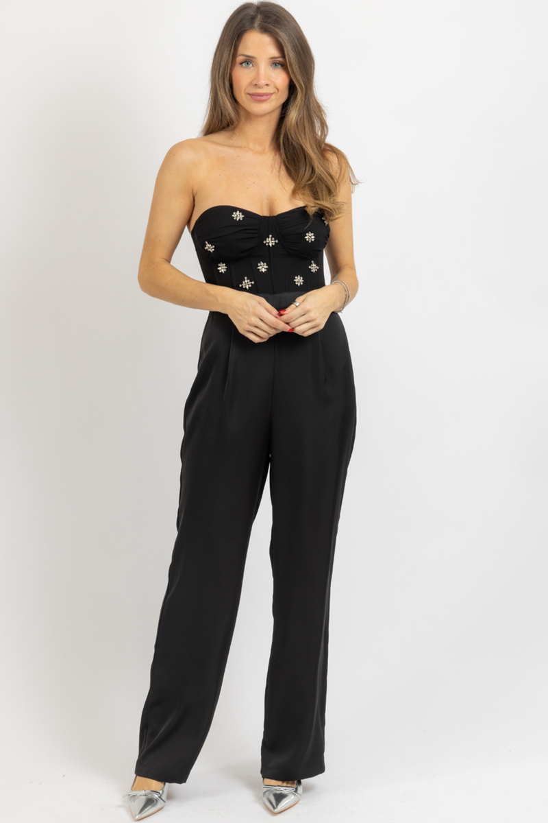 NOA GEM BUSTIER JUMPSUIT