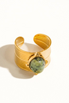 OASIS GREEN STONE RING