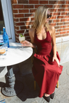 ODETTE WINE DRESS