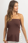 THE OLIVIA COFFEE TUBE TOP