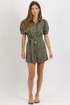 ERIKA OLIVE MINI DRESS