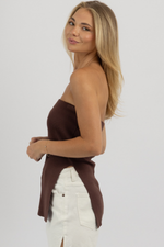 THE OLIVIA COFFEE TUBE TOP