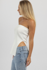 THE OLIVIA WHITE TUBE TOP