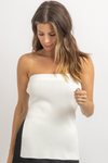 THE OLIVIA WHITE TUBE TOP