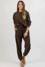 ON AIR BROWN CORDUROY SET