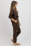 ON AIR BROWN CORDUROY SET