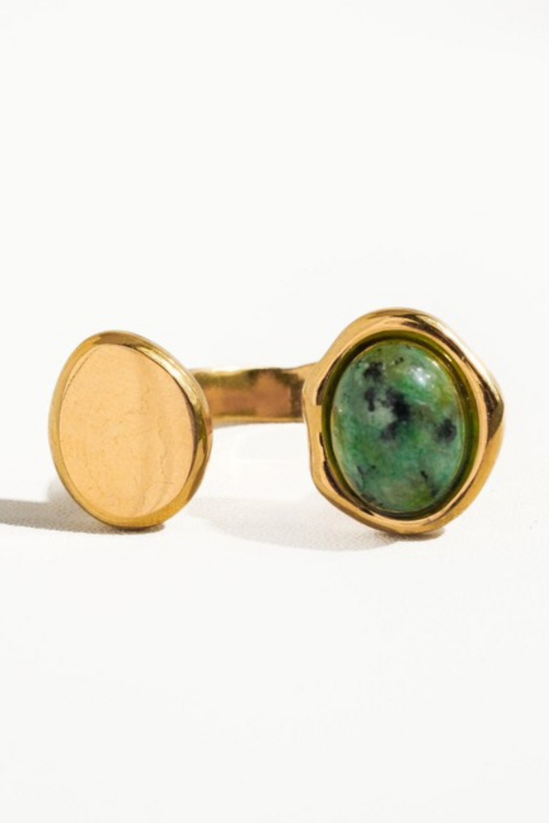 ORION GREEN STONE RING