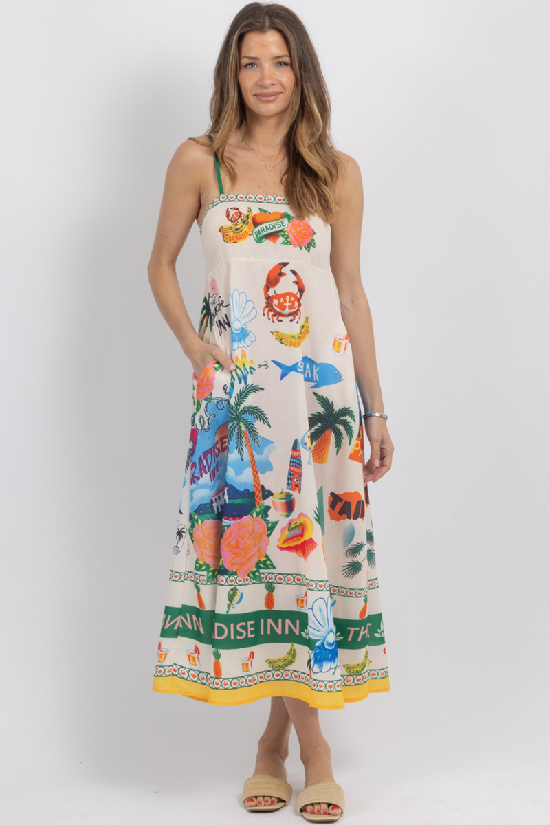 PARADISE FOUND PRINT DRESS *BACK IN STOCK*