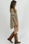 PARIS TEXAS BROWN DRESS