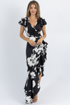 PAULA BLACK PRINT MAXI DRESS *RESTOCK COMING SOON*