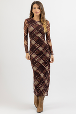 PAULA CHECKED DRESS