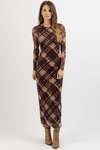 PAULA CHECKED DRESS