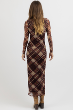 PAULA CHECKED DRESS
