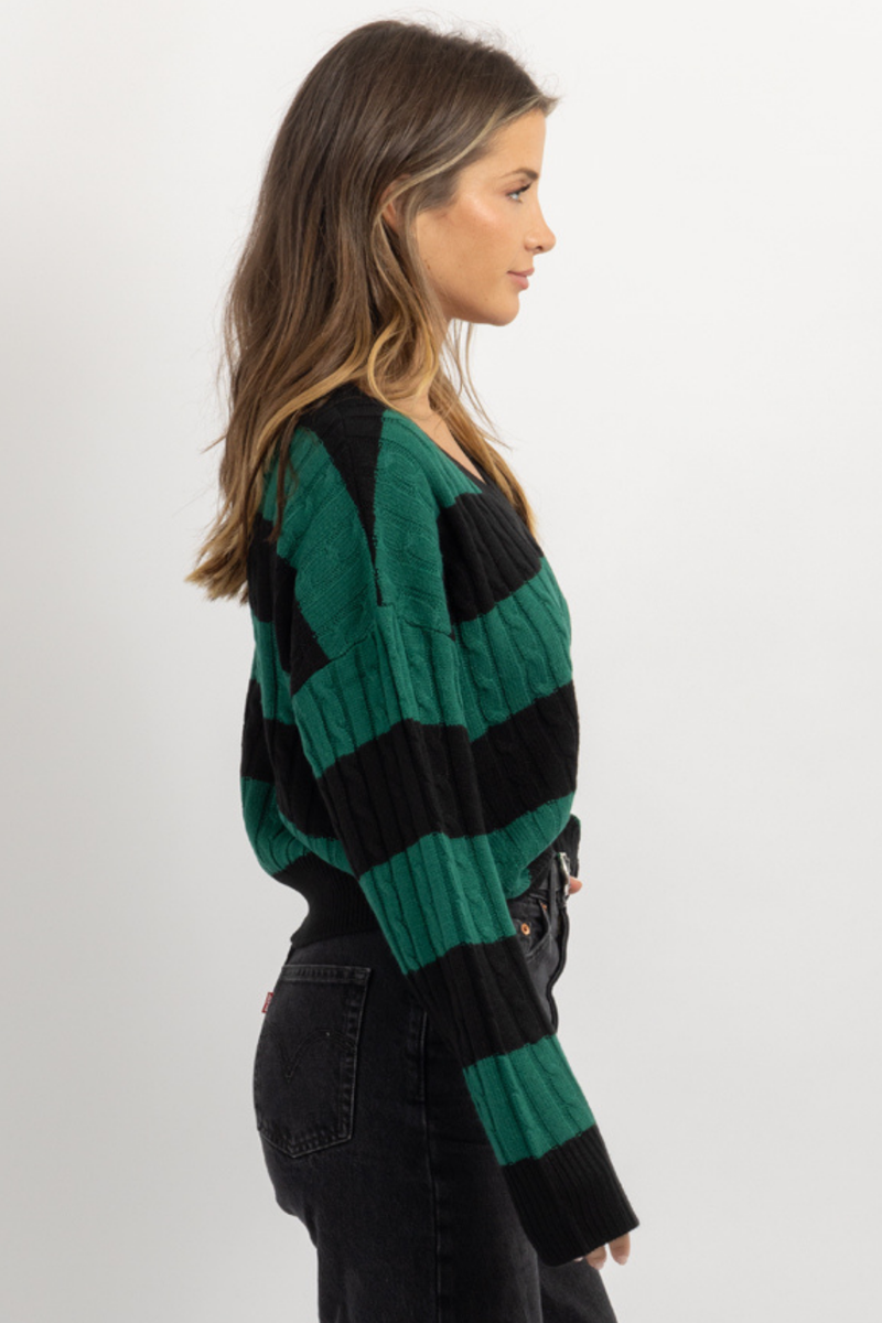 PLAYBOOK CABLEKNIT SWEATER