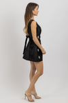 PLAZA BLACK MINI DRESS
