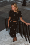 PLAZA BLACK SKIRT SET