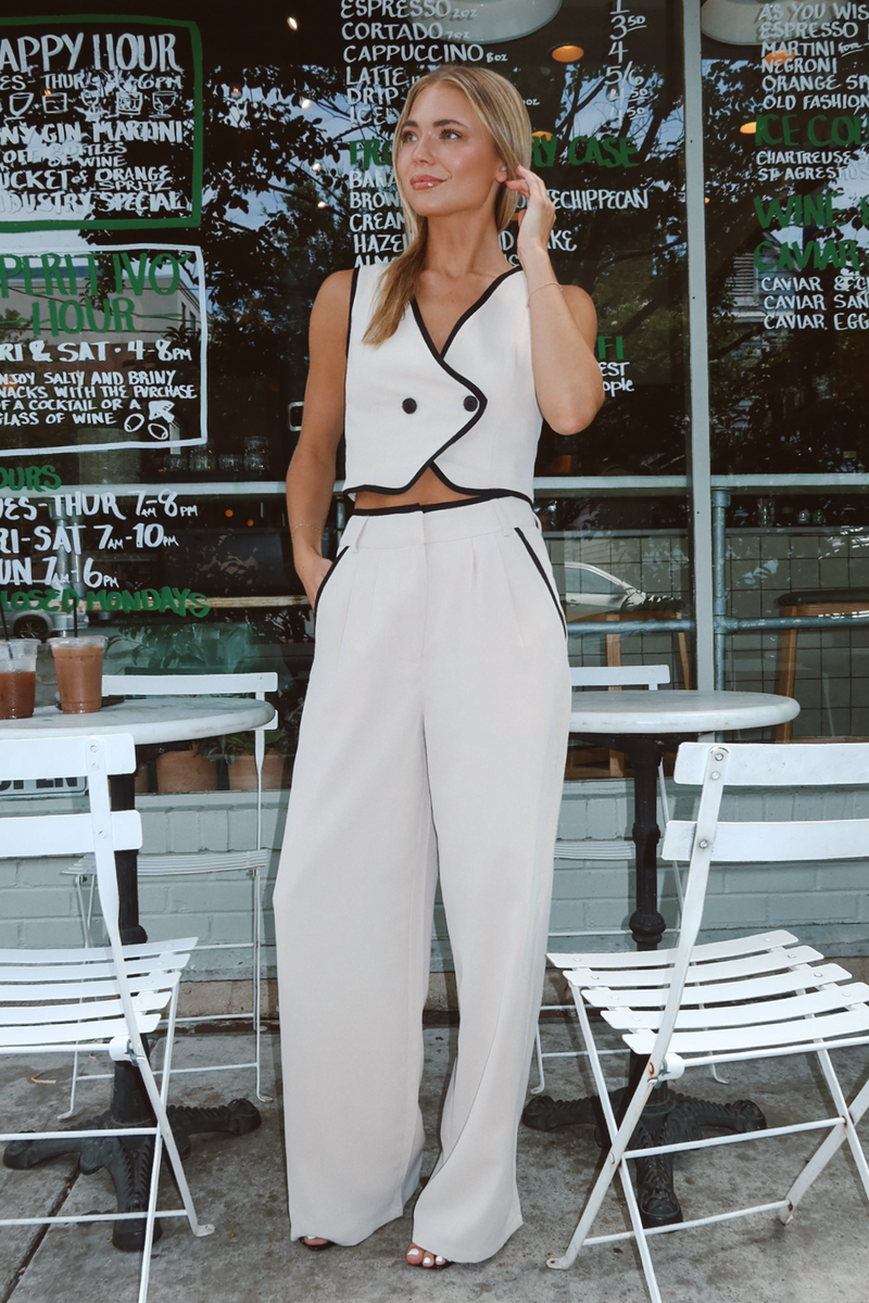 PORTO CONTRAST VEST SET