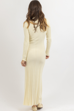 PREP CREAM KNIT DRESS