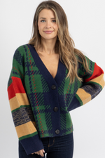 PRESTON PLAID CARDIGAN SWEATER *BACK IN STOCK*