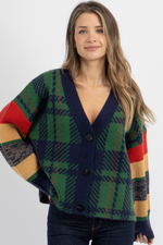 PRESTON PLAID CARDIGAN SWEATER *BACK IN STOCK*