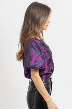 FARRAH JACQUARD JOI TOP