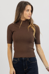 ALEXANDRA BROWN SWEATER TOP