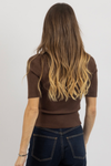 ALEXANDRA BROWN SWEATER TOP