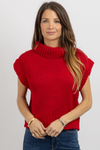 RYDER RED KNIT TOP