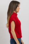 RYDER RED KNIT TOP
