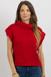 RYDER RED KNIT TOP
