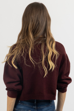 RED WOOD CREW SWEATER