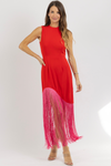 GIGI FRINGE MAXI DRESS