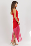 GIGI FRINGE MAXI DRESS