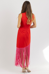 GIGI FRINGE MAXI DRESS